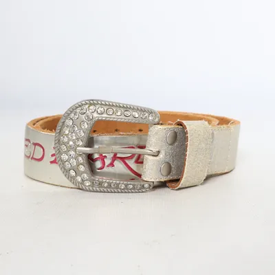 Gürtel (Silber) von Ed Hardy Leder