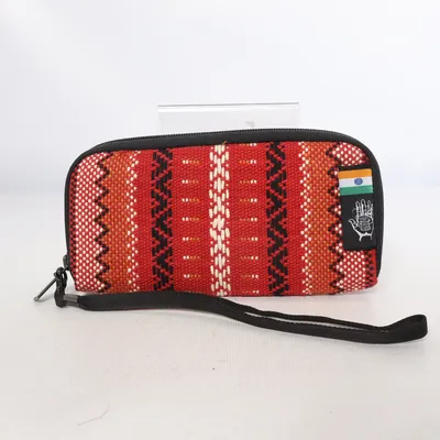 Wallet (Red, Multicolored) from Ethnotek