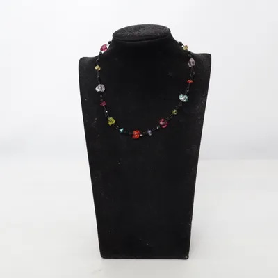 Necklace (Black, Multicolored) from A&C Unknown metal