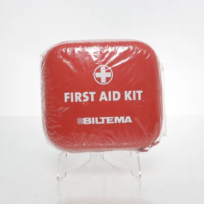 First aid kit (Red, White) from Biltema