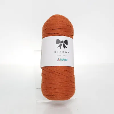 Garn (Orange) från Hobbii Bomull