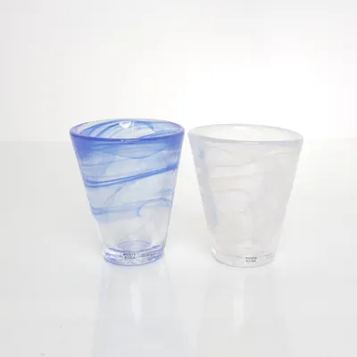 Dricksglas (Vit, Blå, Transparent) från Kosta Boda