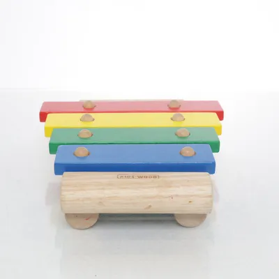Leksaksinstrument (Blå, Grön, Gul, Röd) från Kids Wood