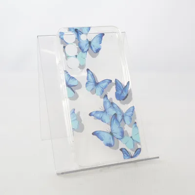 Telefoonhoesje (Blauw, Transparant)
