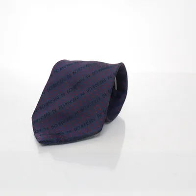 Tie (Blue, Red, Black) from Nybo Jensen Silk