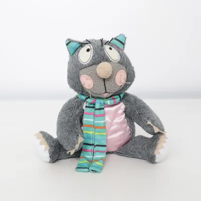 Soft toy (Gray, Pink, Multicolored) from Kinder