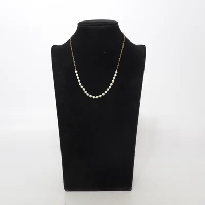 Halsband (Blå, Guldfärgad) från Steel Okänd metall