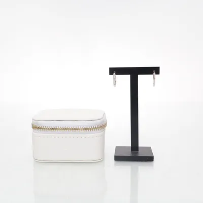 Örhängen (Silverfärgad, Vit) från Ani Okänd metall