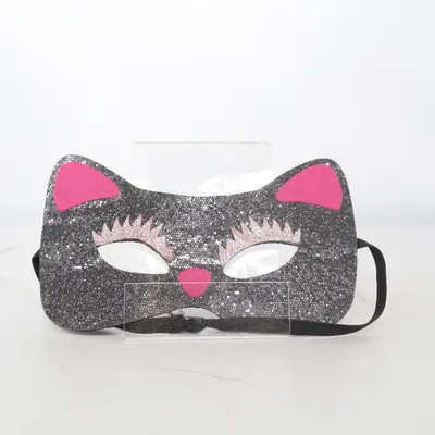 Maske (Grau, Pink, Mehrfarbig)