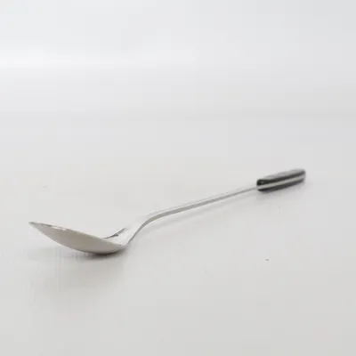 Long drink spoons (Silver, Black) from Hackman