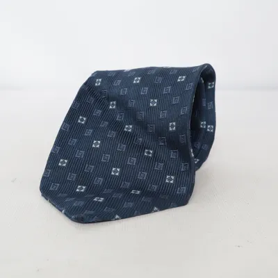 Stropdas (Blauw, Wit) van Corneliani Zijde