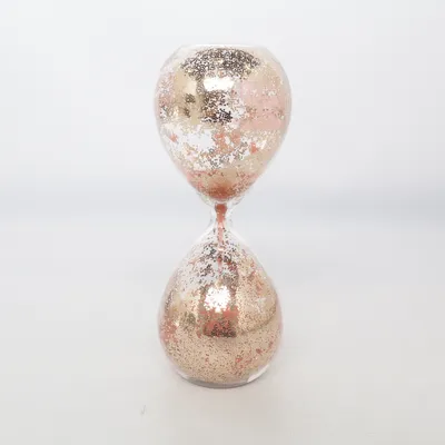Timglas (Guldfärgad, Transparent)