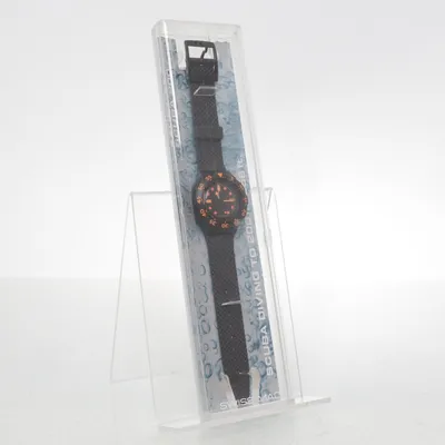 Wristwatch (Black, Orange) from Swatch Swiss