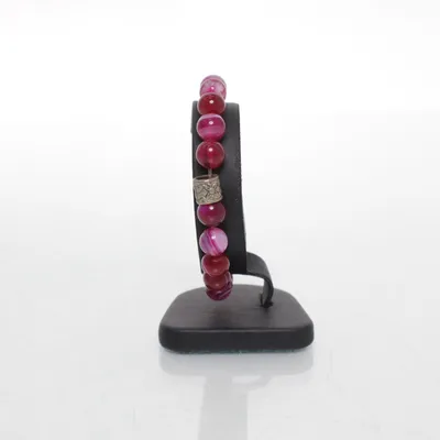 Armband (Roze, Wit) Onbekend materiaal