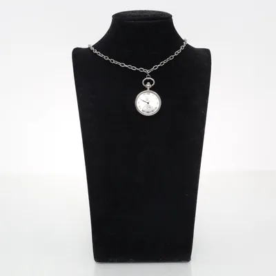 Halsbandsur (Silverfärgad) Okänd metall