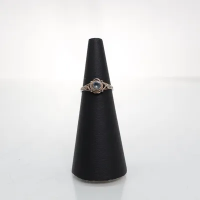 Ring (Zilver, Blauw) Onbekend materiaal