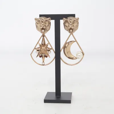 Boucles d'oreilles (Or) Métal inconnu