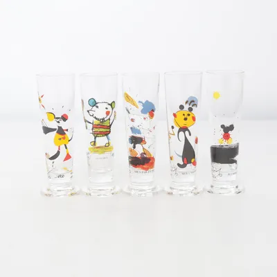 Shotglas (Meerkleurig) van Lars Åberg