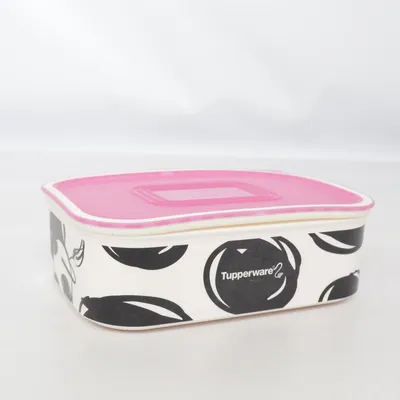 Lunch box (Pink, White, Black) from Tupperware