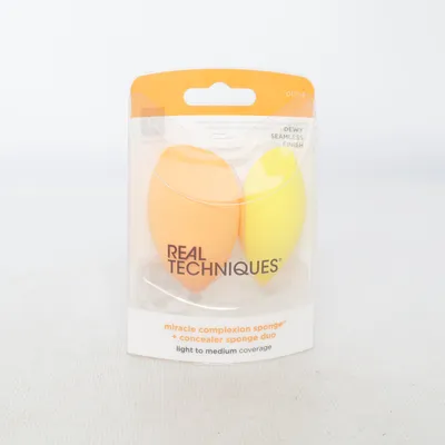 Make-up spons (Miracle Complexion Sponge + Concealer Sponge Duo) van Real Techniques