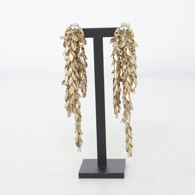 Clip on earrings (Gold) Unknown metal