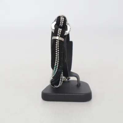 Bracelet (Noir, Argent) de Tokyo Jane Métal inconnu