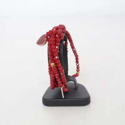 Armband (Rood) van Pilgrim Onbekend materiaal