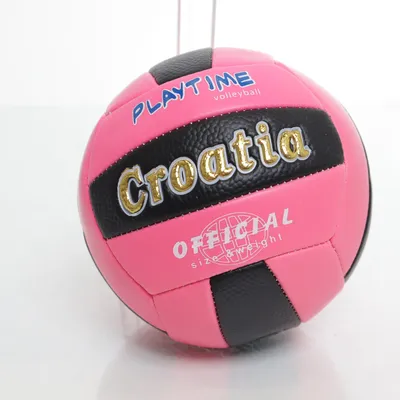 Volleybold (Pink, Sort) fra Play Time