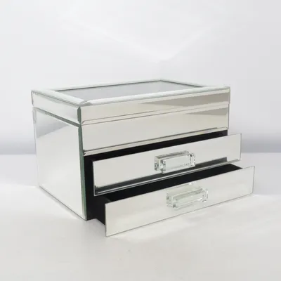 Boîte à bijoux (Argent, Noir)