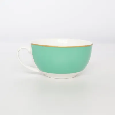 Mug (Turquoise, White)