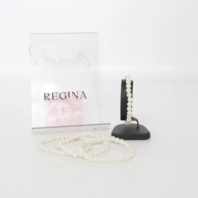 Armband (Vit) från Regina Okänd metall