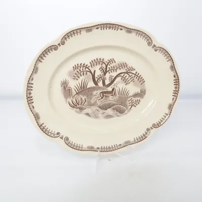 Serveringsfat (Beige, Brun)