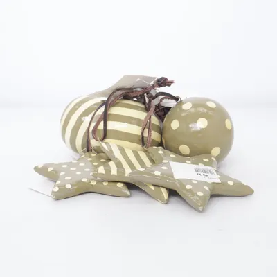 Christmas ornament (Green, Beige) from Broste Copenhagen