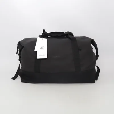 Weekend bag (Black) from Gaston Luga Polyurethane, Recycled polyester
