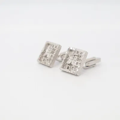 Manschettknappar (Silverfärgad) Okänd metall