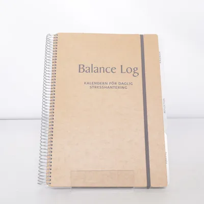 Anteckningsblock (Balance Log) från Burde