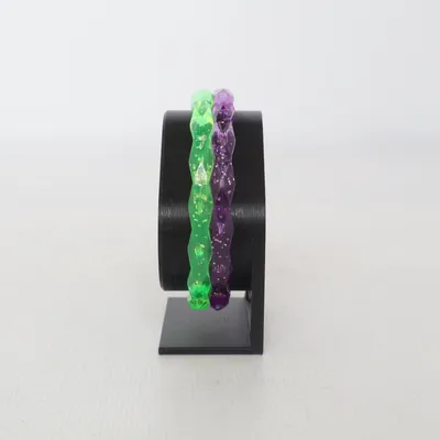 Bracelet (Vert, Violet) Métal inconnu