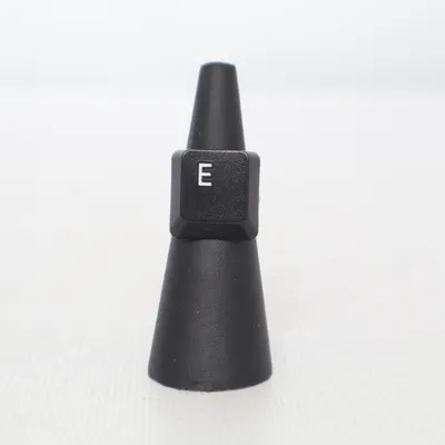 Ring (Sort, Sølv) Ukendt metal