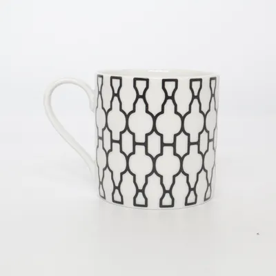 Mugg (Vit, Svart) från Fyrklövern