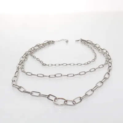 Halsband (Silverfärgad) Okänd metall