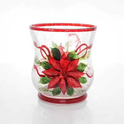 Vas (Röd, Transparent)