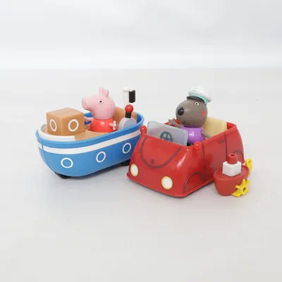 Legetøjsbil (Blå, Rød, Flerfarvet) fra Peppa Pig