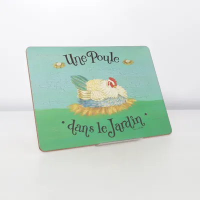 Wall decor (Une Poule Dans Le Jardin) from Pimpernel