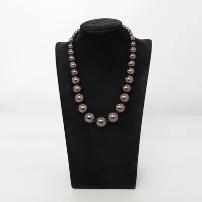 Necklace (Gray) from Senso di Donna Unknown metal