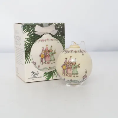 Christmas ornament (White, Multicolored) from Hutschenreuther