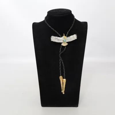 Halsband (Svart, Silverfärgad, Guldfärgad) Okänd metall