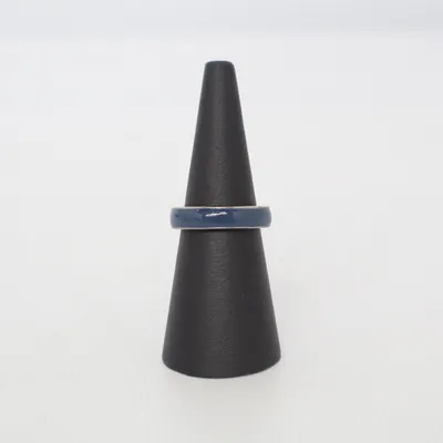 Ring (Silverfärgad, Blå) Okänd metall
