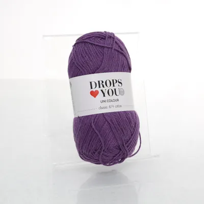Yarn (Purple) from Drops Love You