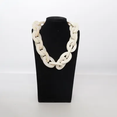 Halsband (Vit, Guldfärgad) från Vanessa Baroni Okänd metall