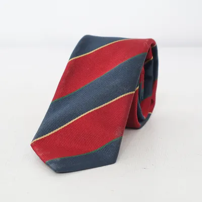 Cravate (Rouge, Bleu) de Christensen Soie